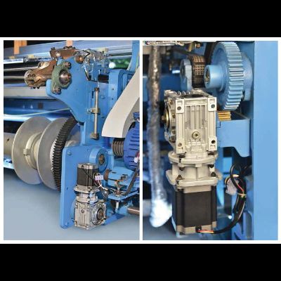 ELECTRONIC LET-OFF & ELECTRONIC TAKE UP